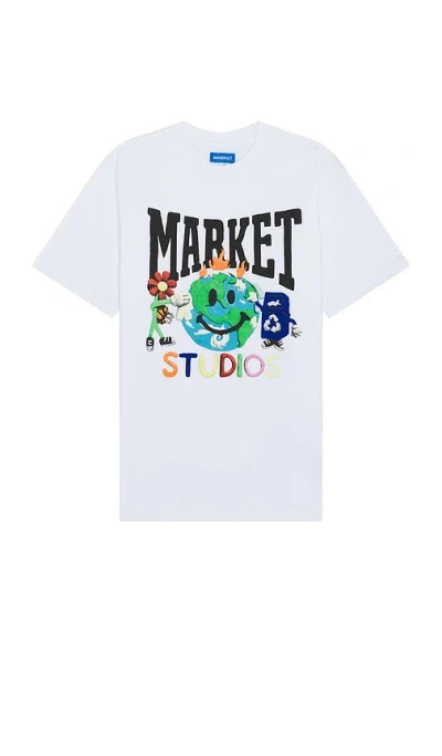 Market Smiley Studios T-shirt In 白色