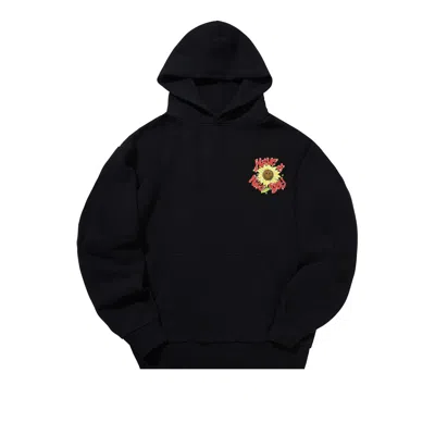 Market Smiley Sunflower Hoodie In Black
