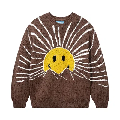 Pre-owned Market Smiley Sunrise Sweater 'acorn' | Brown | Men's Size M