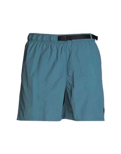 Market Smiley Tech Shorts Man Shorts & Bermuda Shorts Deep Teal Size Xl Nylon In Green