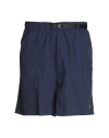 Market Smiley Tech Shorts Man Shorts & Bermuda Shorts Navy Size L Nylon In Navy Blue