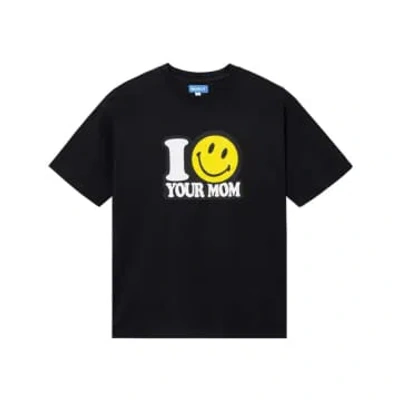Market Smiley Your Mom T-shirt In Black