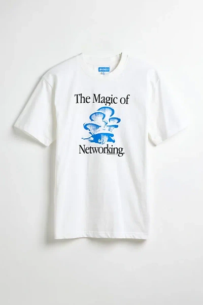 Market Social Network Tee In White At Urban Outfitters