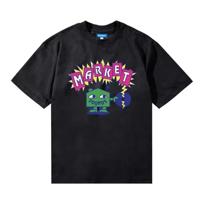 Pre-owned Market Sounds T-shirt 'jet Black' | Men's Size M