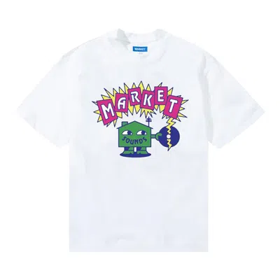 Pre-owned Market Sounds T-shirt 'white' | Men's Size Xl