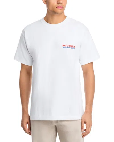 Market Speaker Knocker Tee In White