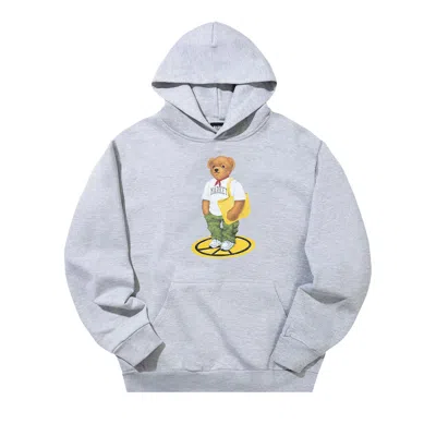 Pre-owned Market Stand For Peace Bear Hoodie 'ash Grey' | Men's Size M In Gray