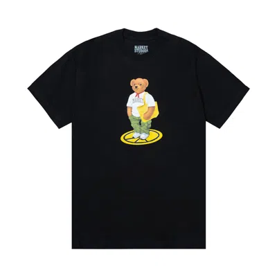 Pre-owned Market Stand For Peace Bear T-shirt 'jet Black' | Men's Size L