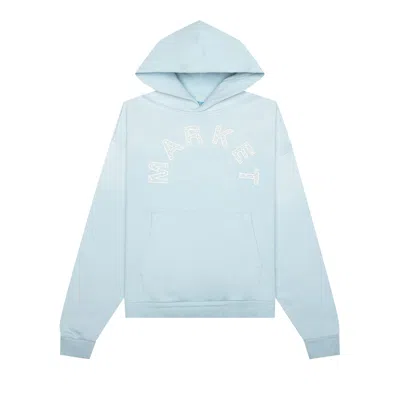 Pre-owned Market Starry Arc Hoodie 'ice Blue' | Men's Size M