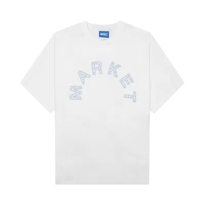 Pre-owned Market Starry Arc T-shirt 'unbleached Cotton' | White | Men's Size Xl