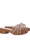 Market Strappy Sandals In Multi