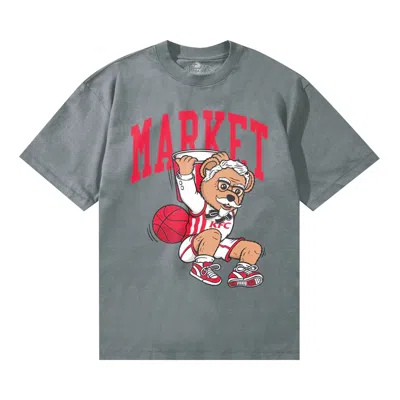 Pre-owned Market Studios X Kfc Colonel Dunking T-shirt 'grey' | Men's Size Xxl In Gray