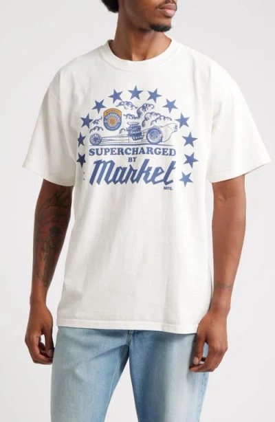 Market Supercharged Graphic T-shirt In White