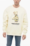 MARKET TEDDY BEAR PRINTED FLEECED-COTTON CREW-NECK SWEATSHIRT