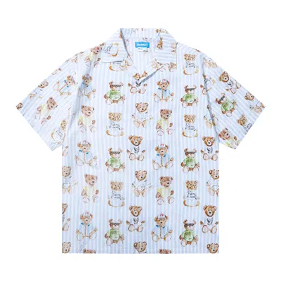 Pre-owned Market Teddy Striped Short-sleeve Woven 'multicolor' | Multi-color | Men's Size M
