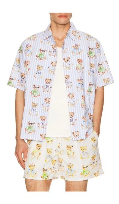 Market Teddy Striped Woven Shirt In Multi