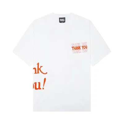 Pre-owned Market Thank You Plastic Bag T-shirt 'white' | Men's Size M