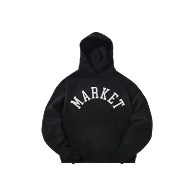 Market Throwback Arc Hoodie - Washed Black
