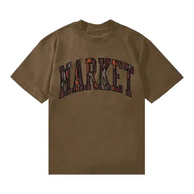 Pre-owned Market Tree Bark Arc T-shirt 'brown' | Men's Size L