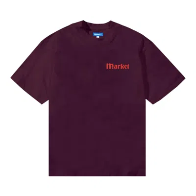 Pre-owned Market True Tread T-shirt 'wine' | Red | Men's Size S