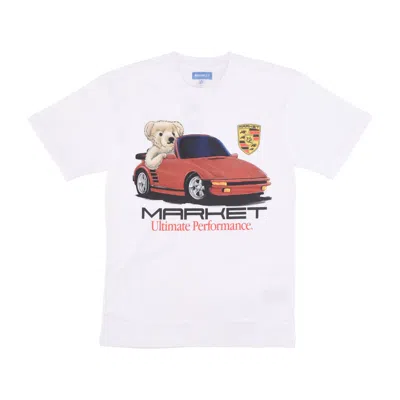 Market Ultimate Performance Bear Tee White Men's T-shirt