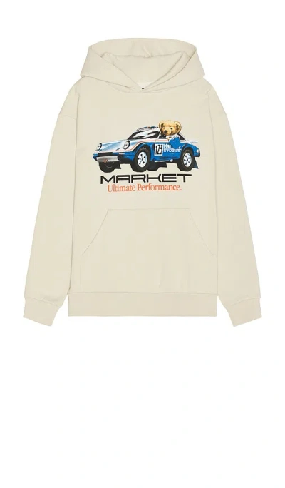 Market Ultimate Rally Bear Hoodie In Cream