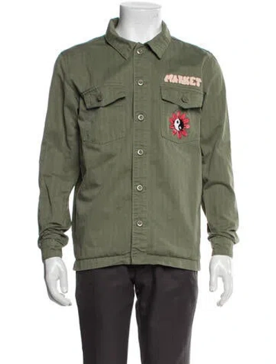 Pre-owned Market Utility Jacket In Green