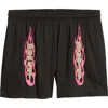 Market V12 Mesh Shorts In Black