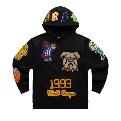 Pre-owned Market Varsity Overload Hoodie 'black' | Men's Size Xl