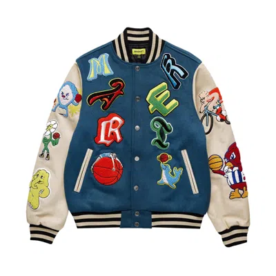 Pre-owned Market Varsity Overload Varsity Jacket 'multicolor' | Multi-color | Men's Size Xxl