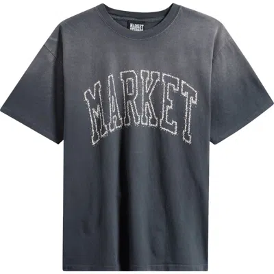 Market Vintage Arc Logo Graphic T-shirt In Blue