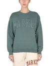 Market Vintage Wash Sweatshirt Unisex In Green