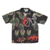 Market Vision Quest Short Sleeve Button-up Camp Shirt In Black