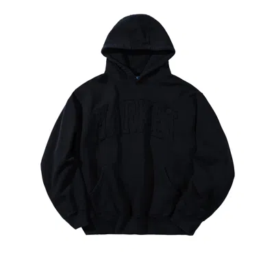 Market Washed Arc Hoodie In Washed-black