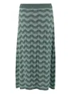Market Wavy-pattern Skirt