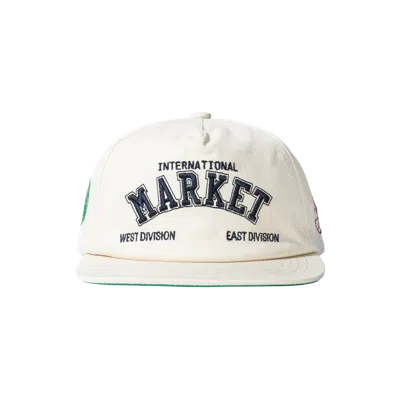 Market West East 5 Panel Hat In Black
