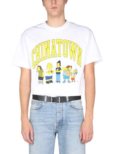 Market White Printed Crew Neck T-shirt
