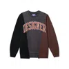Market Women's Designer Arc 3 Panel Crewneck Sweatshirt In Black In Black
