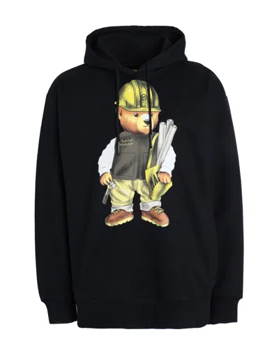 Market Workshop Teddy Bear-print Hoodie In Navy