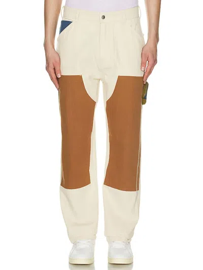 Market Workstation Painter Pants In Beige In Brown