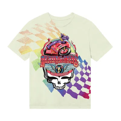 Pre-owned Market X Gd Stealie Moto Bear T-shirt 'ecru' | Tan | Men's Size Xl In Brown
