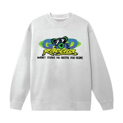 Pre-owned Market X Greateful Dead  Racing Crewneck 'ash Grey' | Men's Size Xxl In Gray