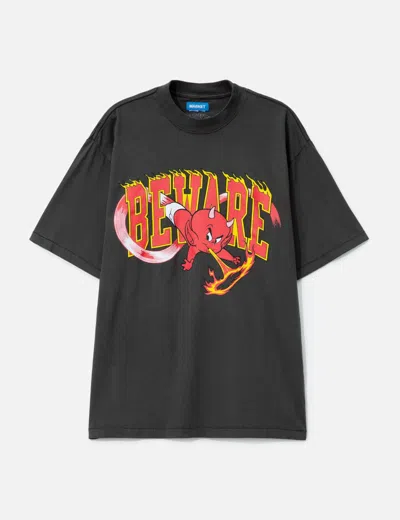 Market X Hot Stuff Beware Short Sleeve T-shirt In Black