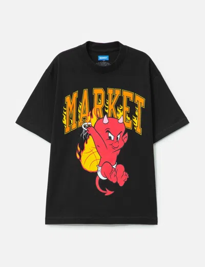 Market X Hot Stuff Dunk T-shirt In Black