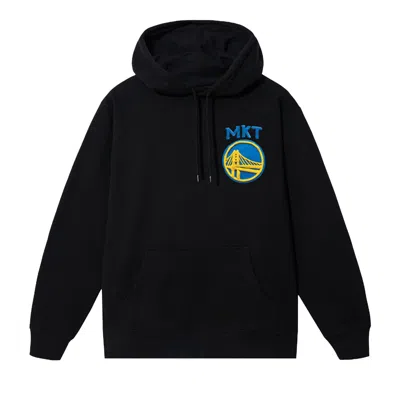 Pre-owned Market X Nba Golden State Hoodie 'black' | Men's Size L