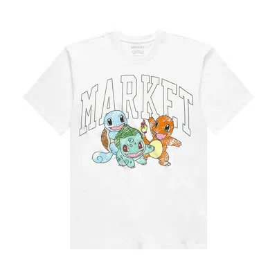 Pre-owned Market X Pokémon Starters Uv T-shirt 'white' | Men's Size L