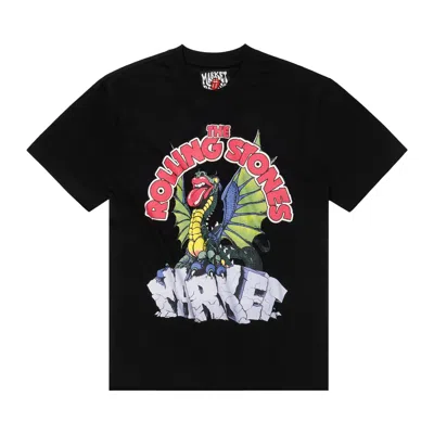 Pre-owned Market X Rolling Stones Dragon Short-sleeve Tee 'black'