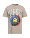 Market X Smiley Man T-shirt Taupe Size M Cotton