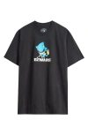 Market X Sonic Metal Sonic Cotton Graphic T-shirt In Black