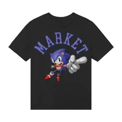 Pre-owned Market X Sonic No.1 T-shirt 'black' | Men's Size M